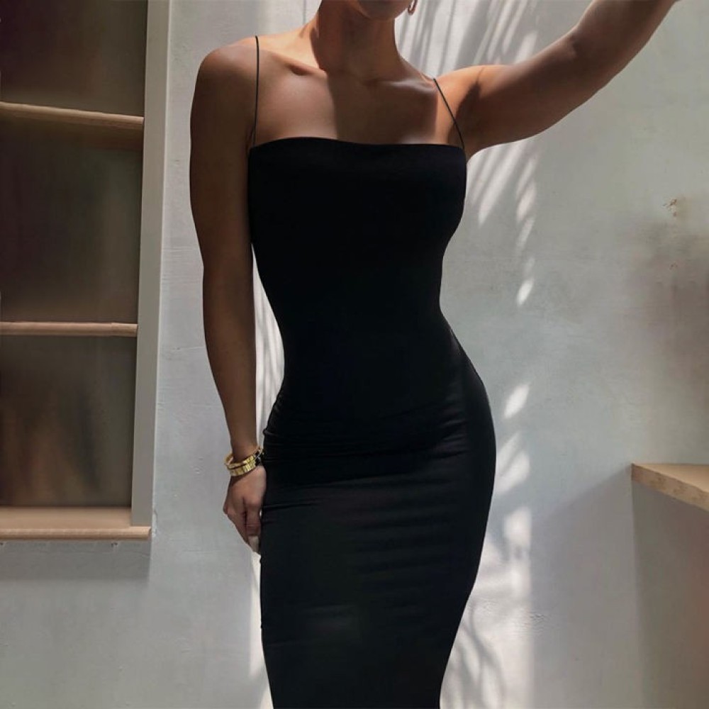 Summer New Women's Clothes Dress Sexy Strap Fashionable Slim Fit Casual Dresses