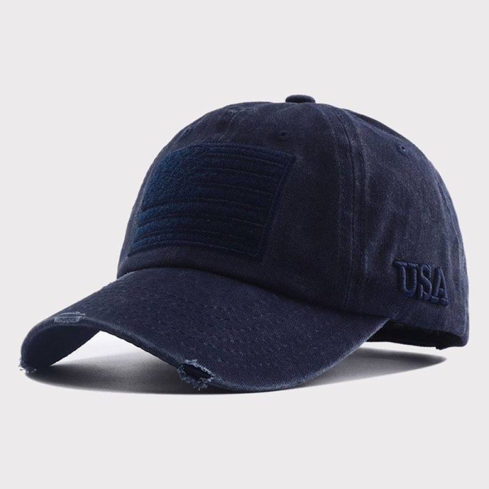 YJL Wholesale Vintage American Flag Letter Embroidery Outdoor Breathable Sunscreen Hats Caps Sports Caps Baseball Caps For Man