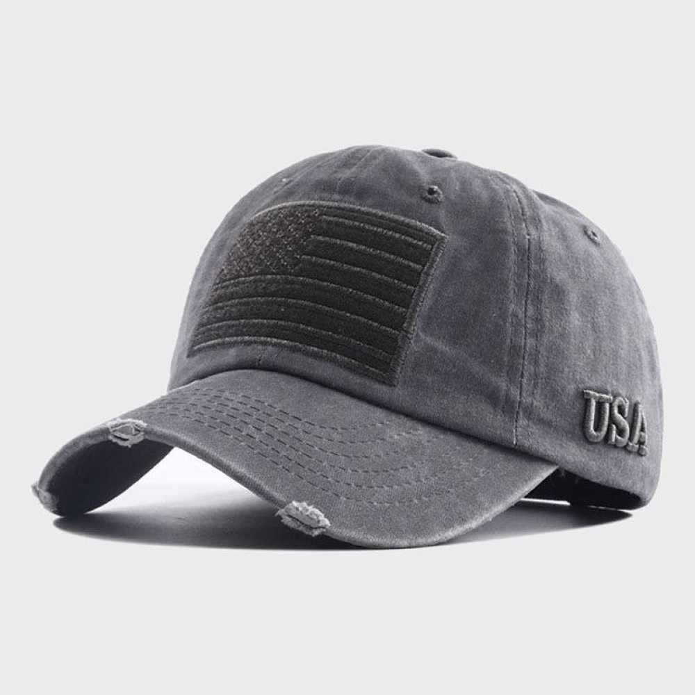 YJL Wholesale Vintage American Flag Letter Embroidery Outdoor Breathable Sunscreen Hats Caps Sports Caps Baseball Caps For Man