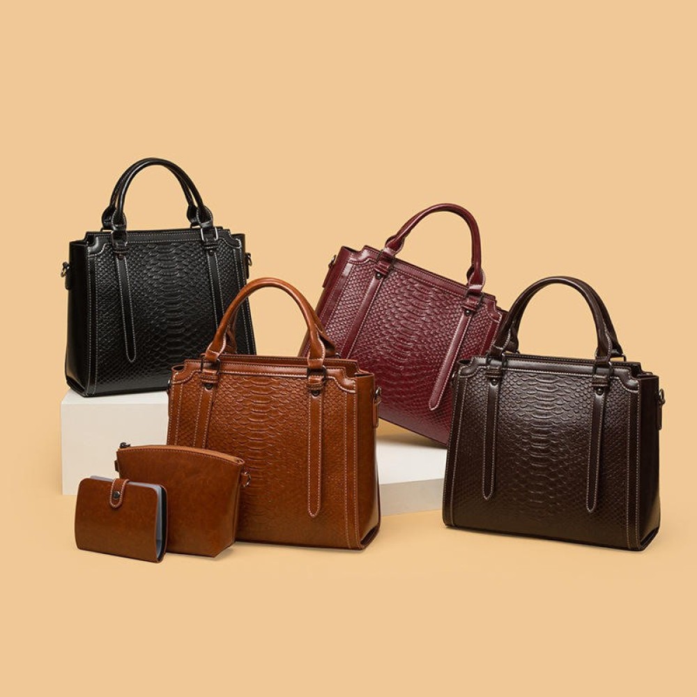 WESTAL Crocodile Print Handbag Women Large Capacity Shoulder Crossbody Bag Women Handbags Ladies Female Handbag Set