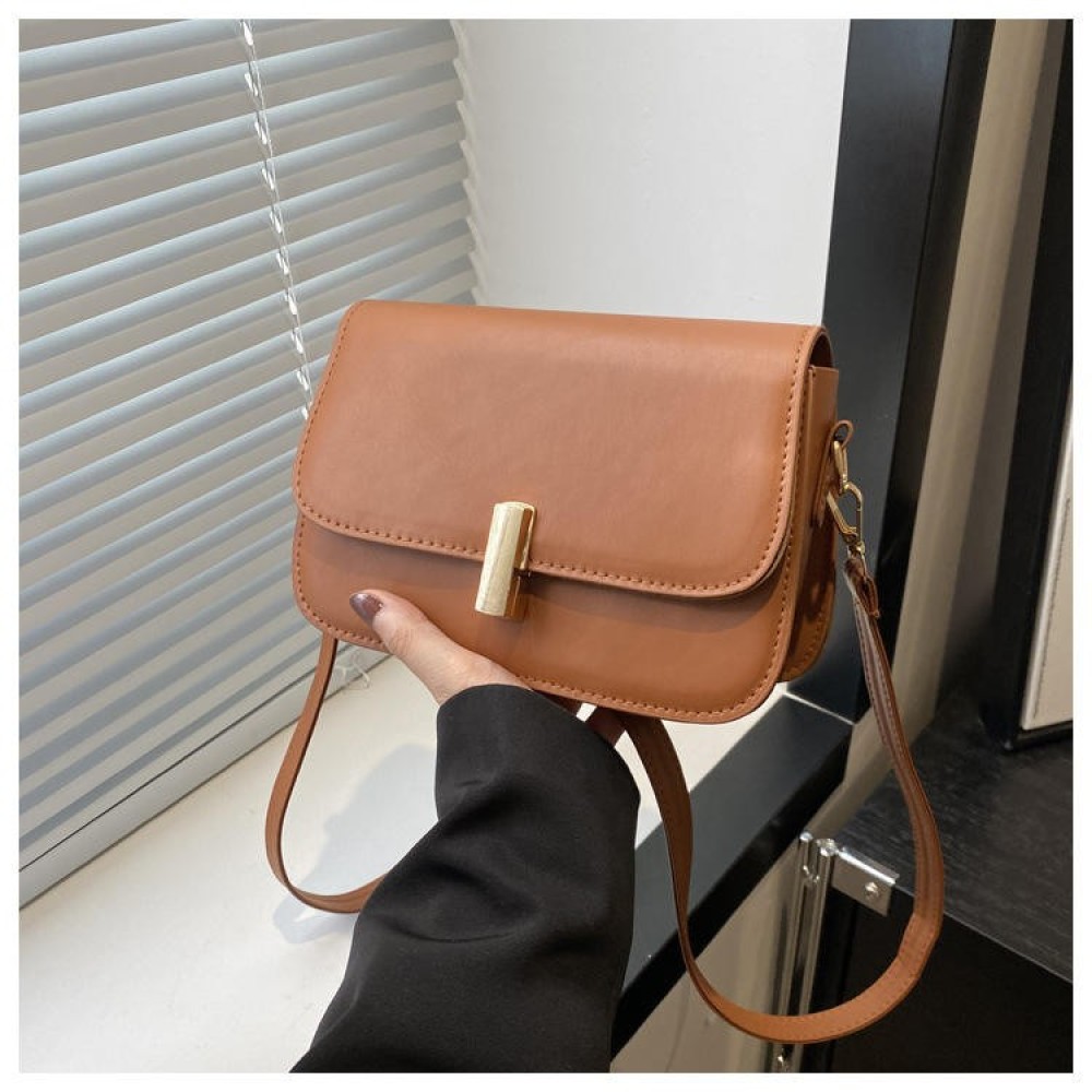 Customized Minimalist and Popular Retro New Fashion Solid Color Casual One Shoulder Handheld Crossbody Small Square Women's Bag