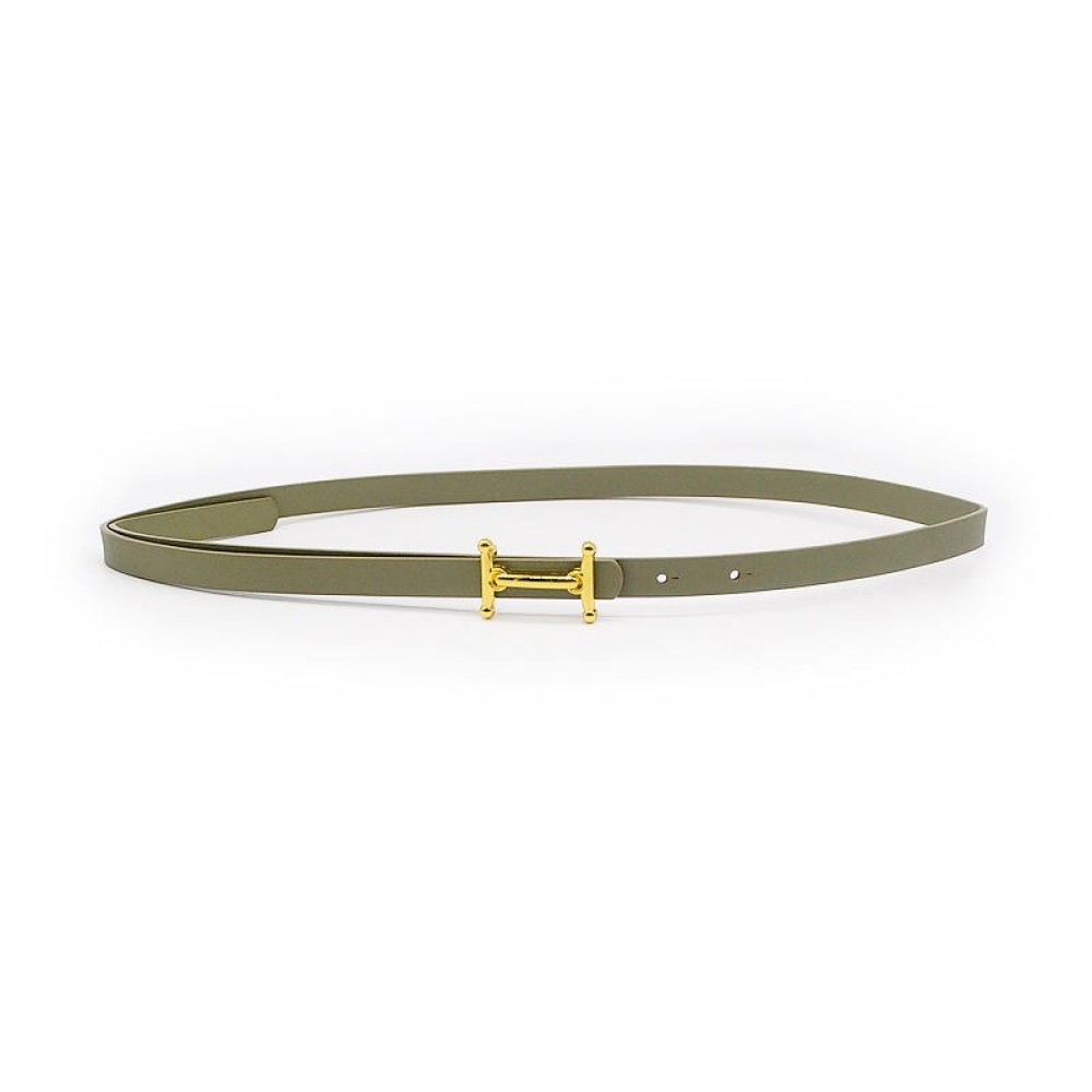 Thin belt H for women Korean version thin waist Belt for women Simple coat Belt Accessories Dress Decorative waistband