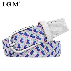 IGM 1 inch black elastic web accessories belt man