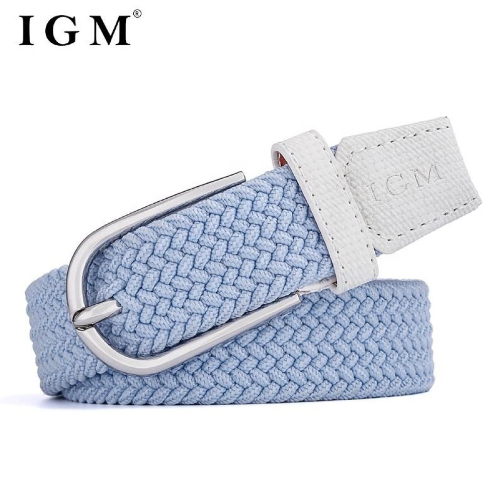 IGM 1 inch black elastic web accessories belt man