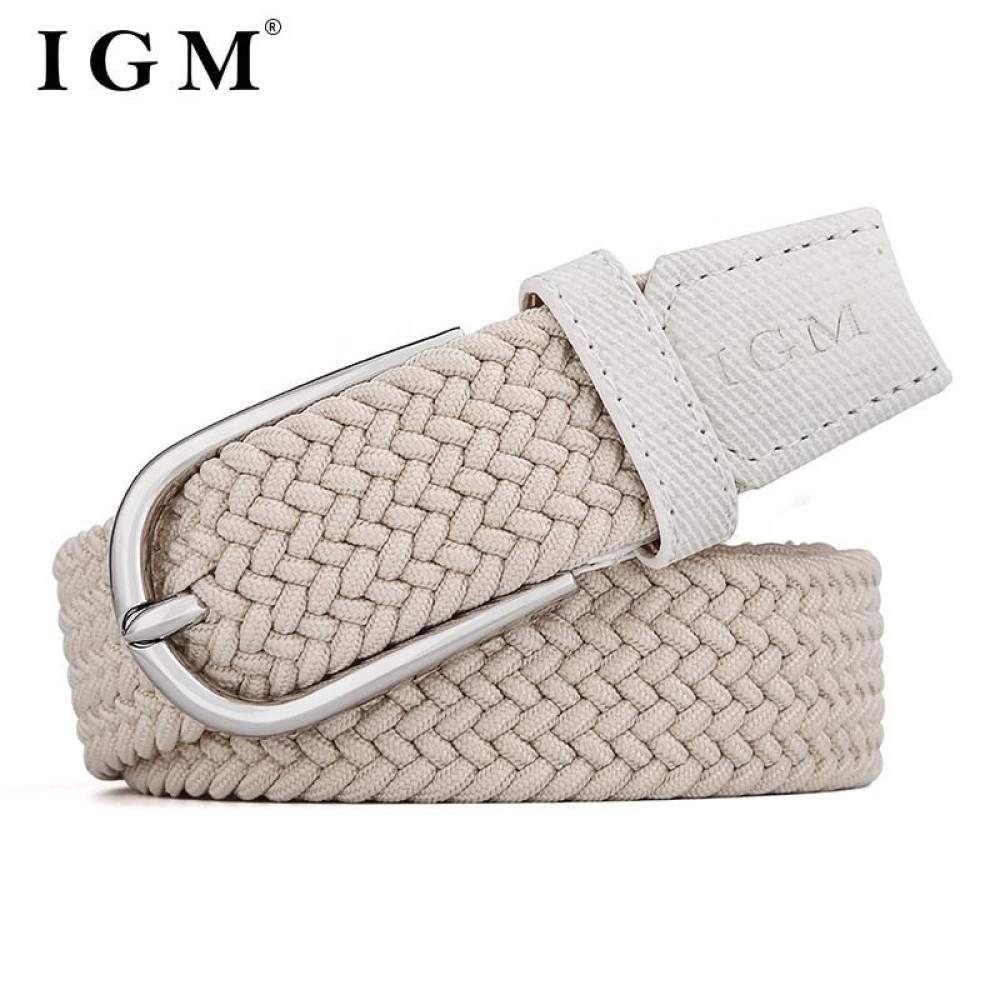 IGM 1 inch black elastic web accessories belt man