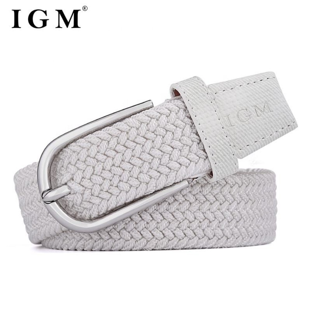 IGM 1 inch black elastic web accessories belt man