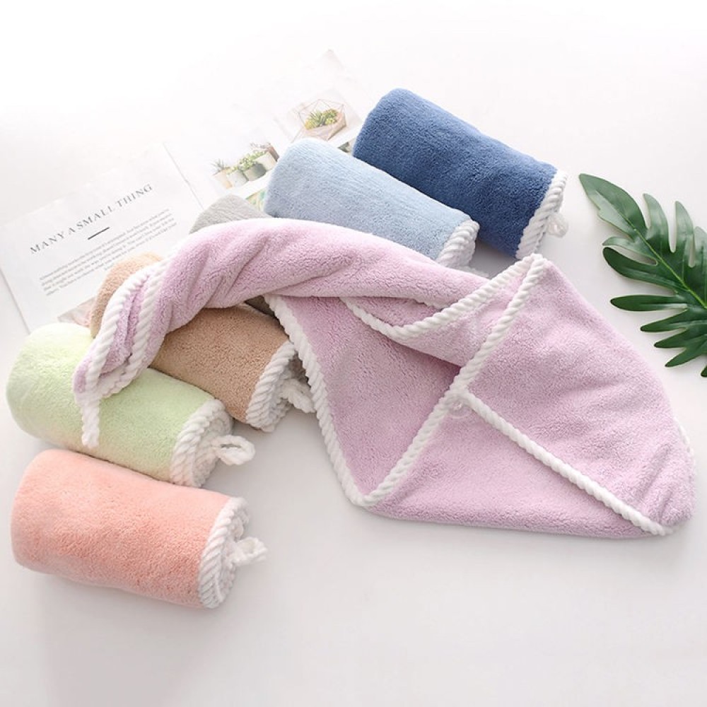 Fast Dry Towel Coral Fleece Hair-drying Towel Cap Hair Wraps Hair Drying Cap