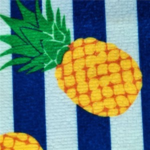 Pineapple Digital Printing Kitchen Towel 100% microfiber Fabric