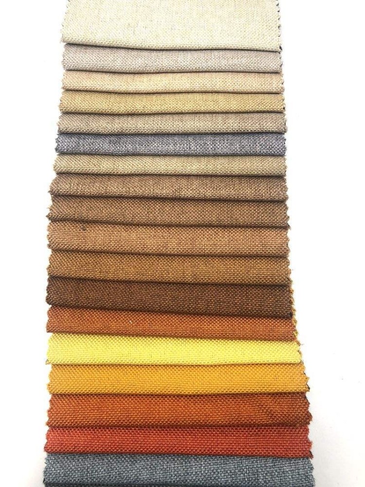 Linen type 300gsm nonwoven backing a fabric furniture upholstery fabric linen for home textile