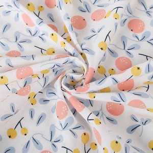 Cotton T shirt fabric 100% cotton baby knitted printed jersey